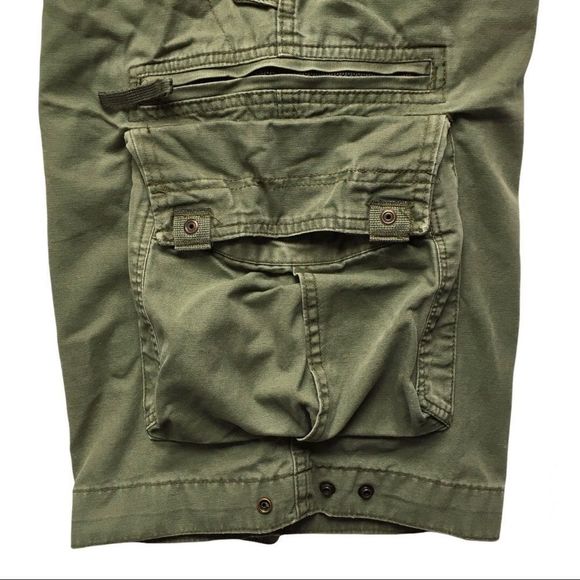 Molecule Originals army green cargo shorts medium army shorts military tactical - Picture 10 of 16